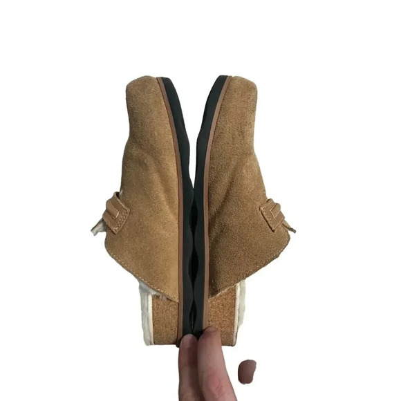 Clarks Collection Brynn Slip-On Slide Clog Size 7.5 Women's Suede Fur - Picture 5 of 8